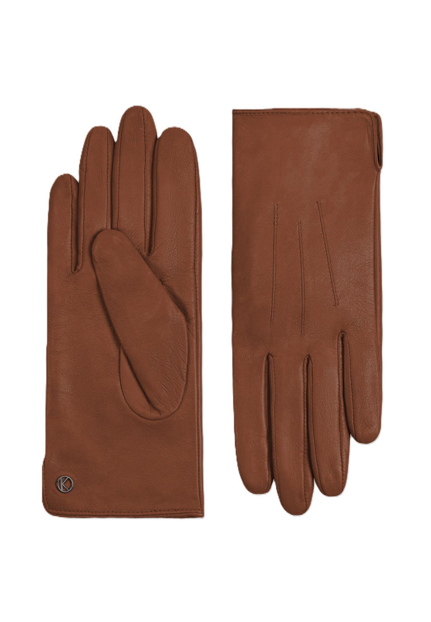 Женские перчатки KESSLER Premium lambskin leather glove "Carla", цвет: Средний коричневый — фото 2