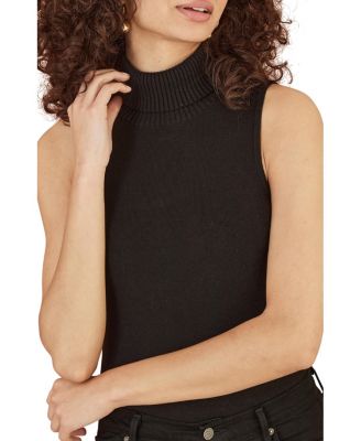 Women's Roll Neck Sleeveless Sweater