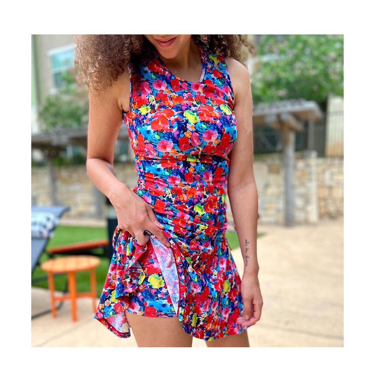 Calypsa Plus Closed Back Maya Swim Top