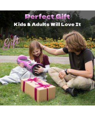 Hoverboard All Terrain Hoverboard with LED Lights & 500W Motor, Self Balancing Off Road Hoverboards with Bluetooth for Kids ages 6-12 and Adults