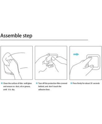 2.75" × 3.54" × 5.31" Paper Holder Self Adhesive - Black Comfort Room Roll Holder Adhesive Tissue Holder Stick on Wall for Bathroom and Kitchen