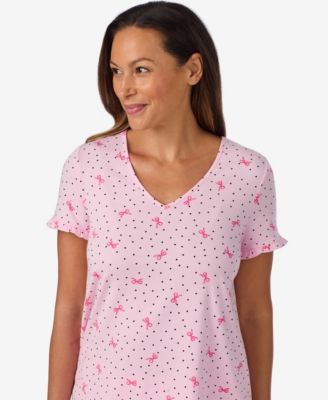 Women's Short Sleeve Cropped Pj Set