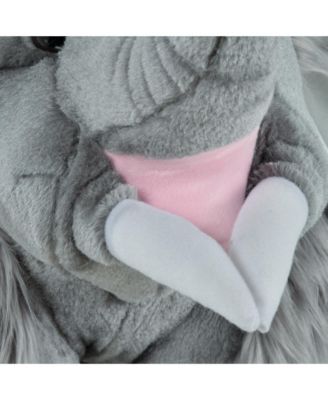 Kids Rocking Horse, Mammoth Shaped Ride on Horse with Realistic Sound