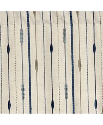 Go Getter Cornice 3" Rod Pocket Window Valance 50" x 17" Blue by RLF Home