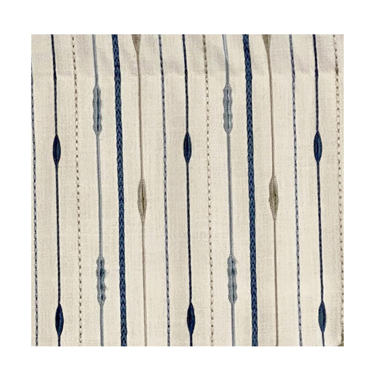 Go Getter Cornice 3" Rod Pocket Window Valance 50" x 17" Blue by Rlf Home