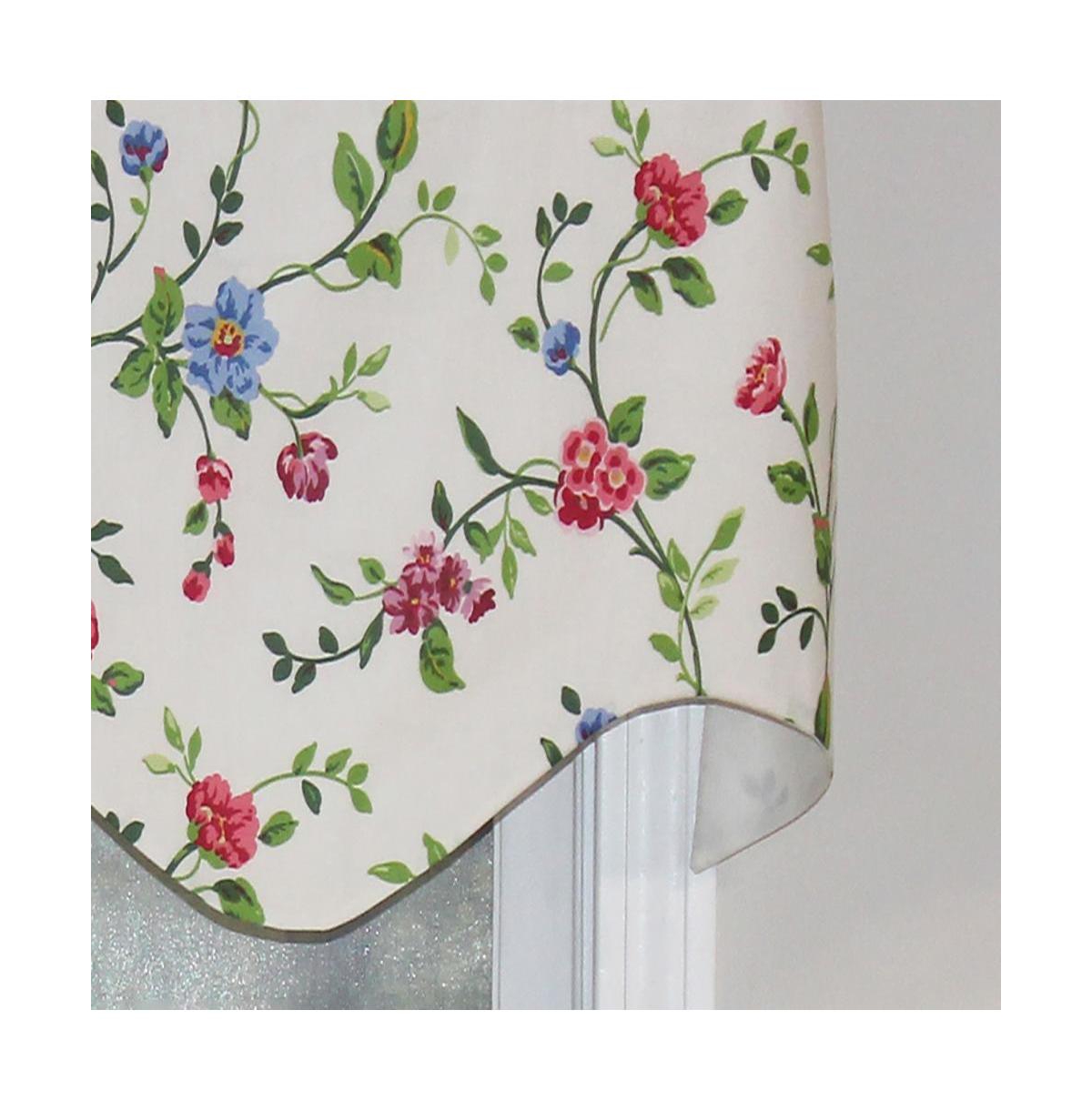 English Ivy Regal Style 3" Rod Pocket Valance 50" x 17" Spring by Rlf Home