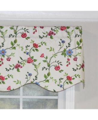 English Ivy Provance 100% Cotton with Fully Lined 3" Rod Pocket Valnance for Windows 50" x 15" Spring