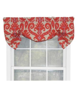 Vibrant Colors in Southwest Designs Butterfly Stylish Windows Valance 3" Rod Pocket 50" x 16" Hibiscus Orange