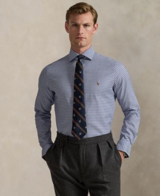 Men's Checkered Oxford Classic-Fit Dress Shirt