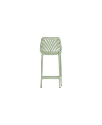 Mykonos Mint Outdoor Patio Stool, Set of 4