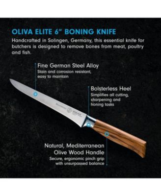 Oliva Elite Stiff Boning Knife - 6"