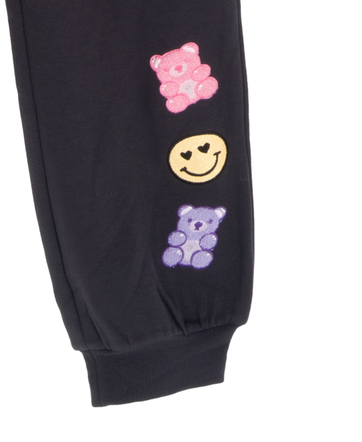 Rare Editions Girls 4T-6X Long-Sleeve Top and Joggers, 2-Piece Set