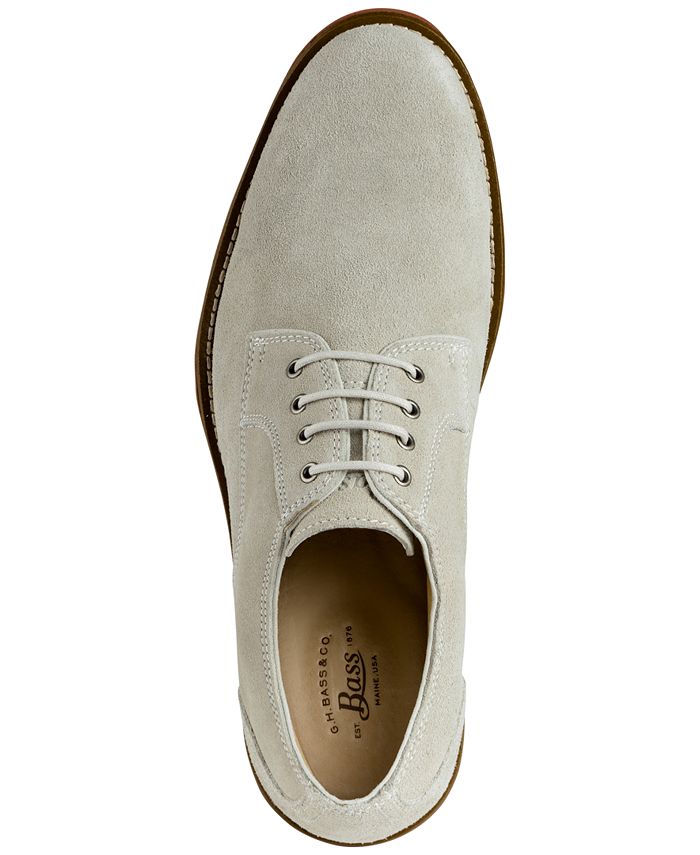bass suede oxfords
