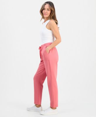 Petite Luxsoft Fleece Pants, Created for Macy's