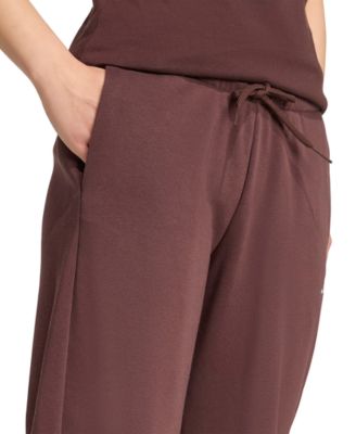 Women's Essentials Small Logo Feel Cozy Open Hem Pants