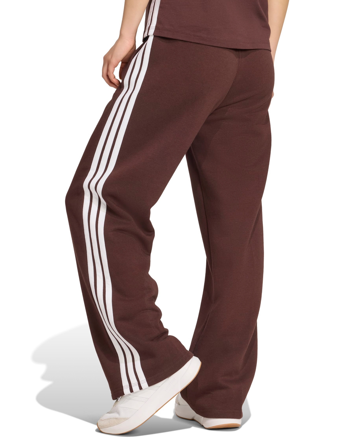 adidas Women's Essentials 3-Stripes Open Hem Pants