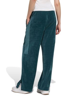Women's House Of Tiro Velour Open Hem Pants