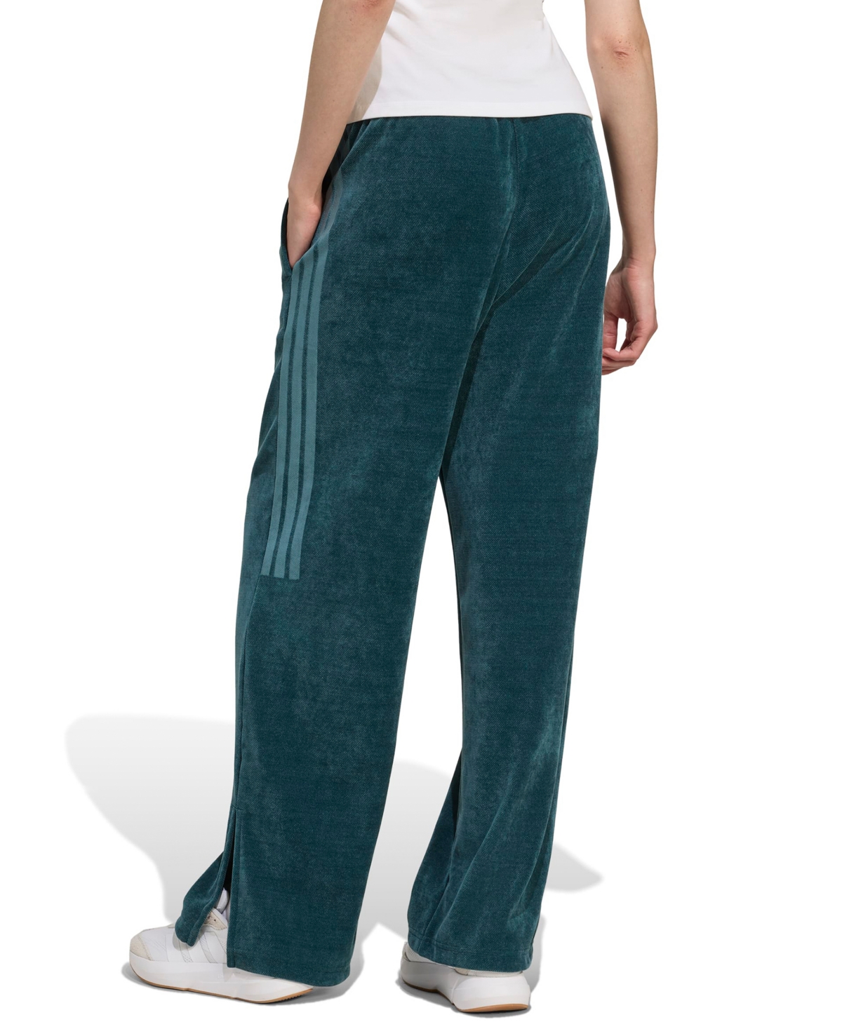 Adidas Originals Women's House Of Tiro Open-hem Pants In Green