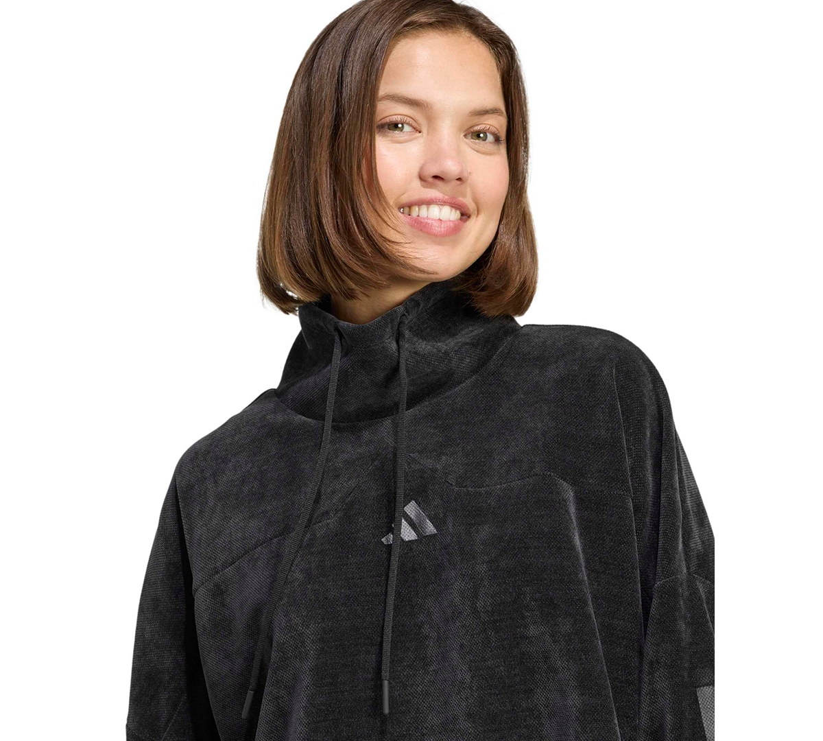 Adidas Originals Women's Tiro High Neck Sweatshirt In Black