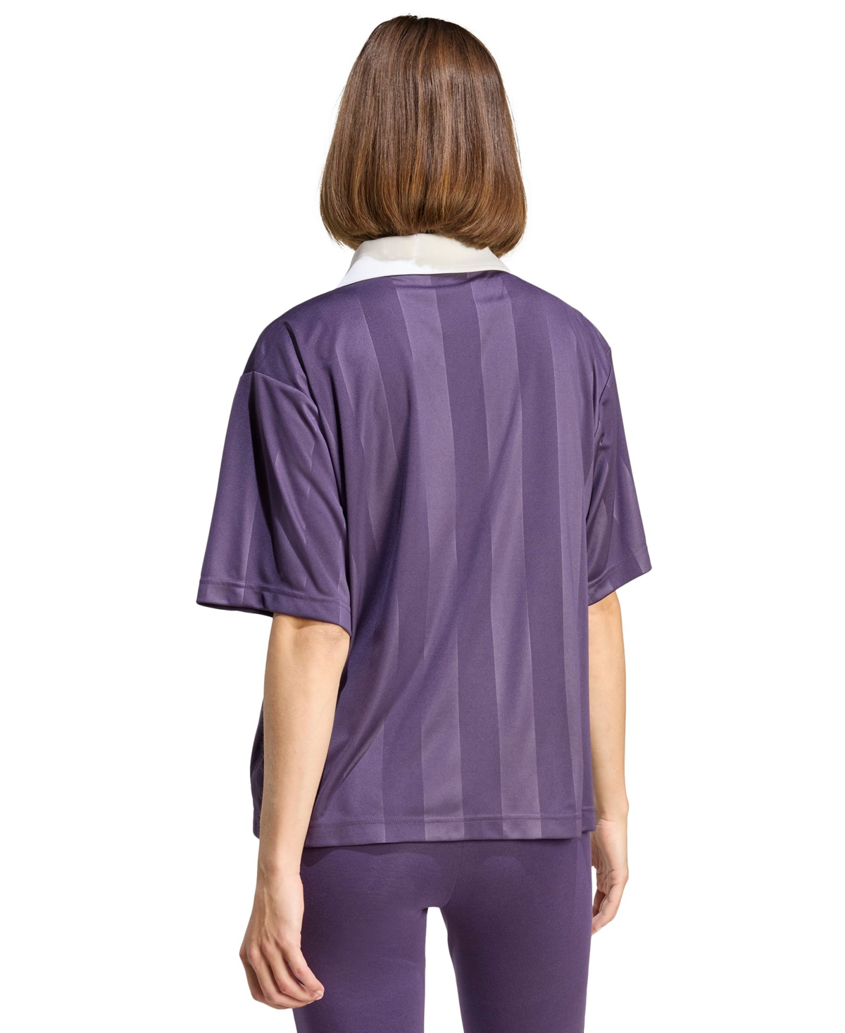 Adidas Originals Women's Tiro Q4 Pull Over T Shirt In Purple