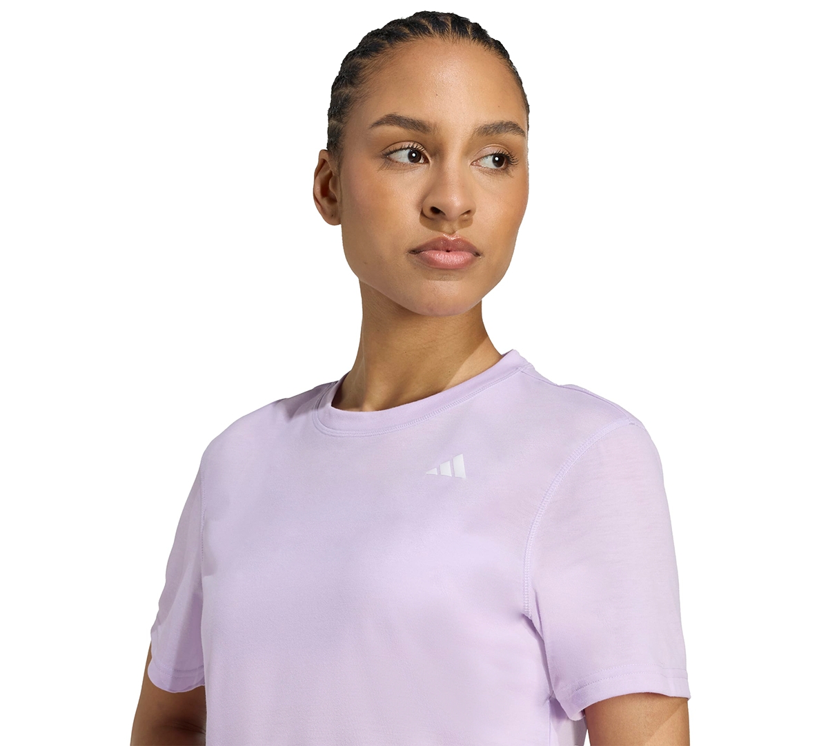Adidas Originals Women's Train Essentials Boxy Workout T-shirt In Purple