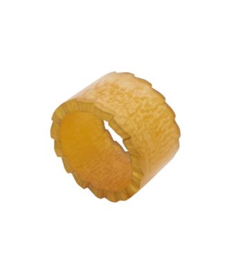 Resin Artistry Gold Napkin Ring, Set of 4