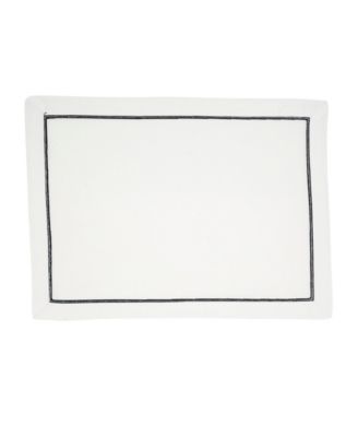 Embroidered Line Design Placemat, Set of 4