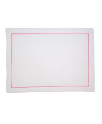 Embroidered Line Design Placemat, Set of 4