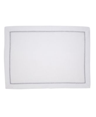 Embroidered Line Design Placemat, Set of 4