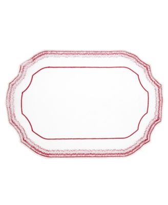 Elegant Embroidery Detail Placemat, Set of 4