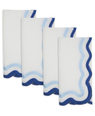 Scalloped Border Napkin, Set of 4