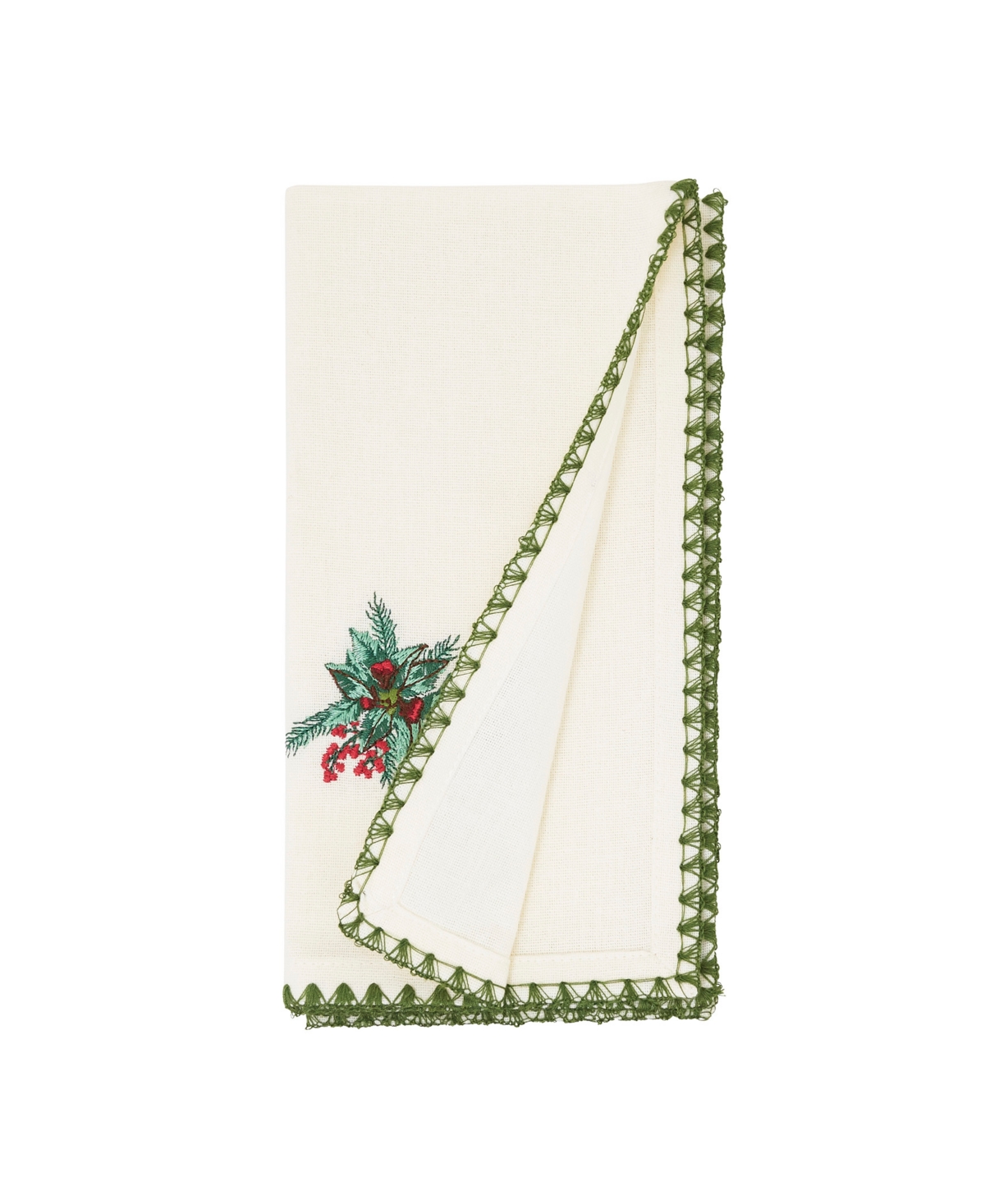 Saro Lifestyle Holly Napkin, Set of 4