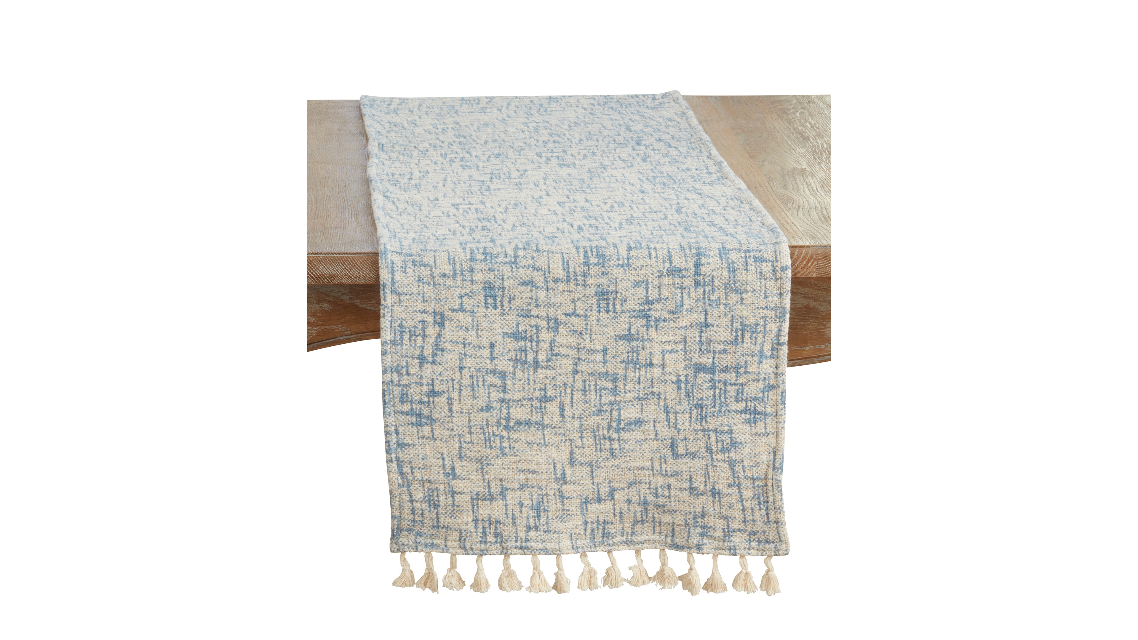 Saro Lifestyle Crosshatch Table Runner, 16" x 72"