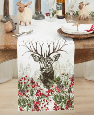 Deer Table Runner, 16" x 72"