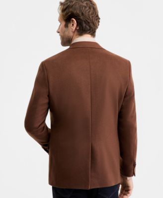 Men's Wool Cashmere Blend Luxury Classic-Fit Sport Coat
