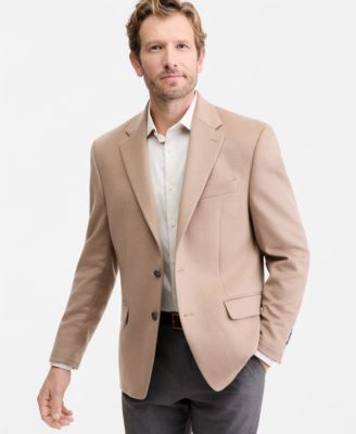 Men's Wool Cashmere Blend Luxury Classic-Fit Sport Coat