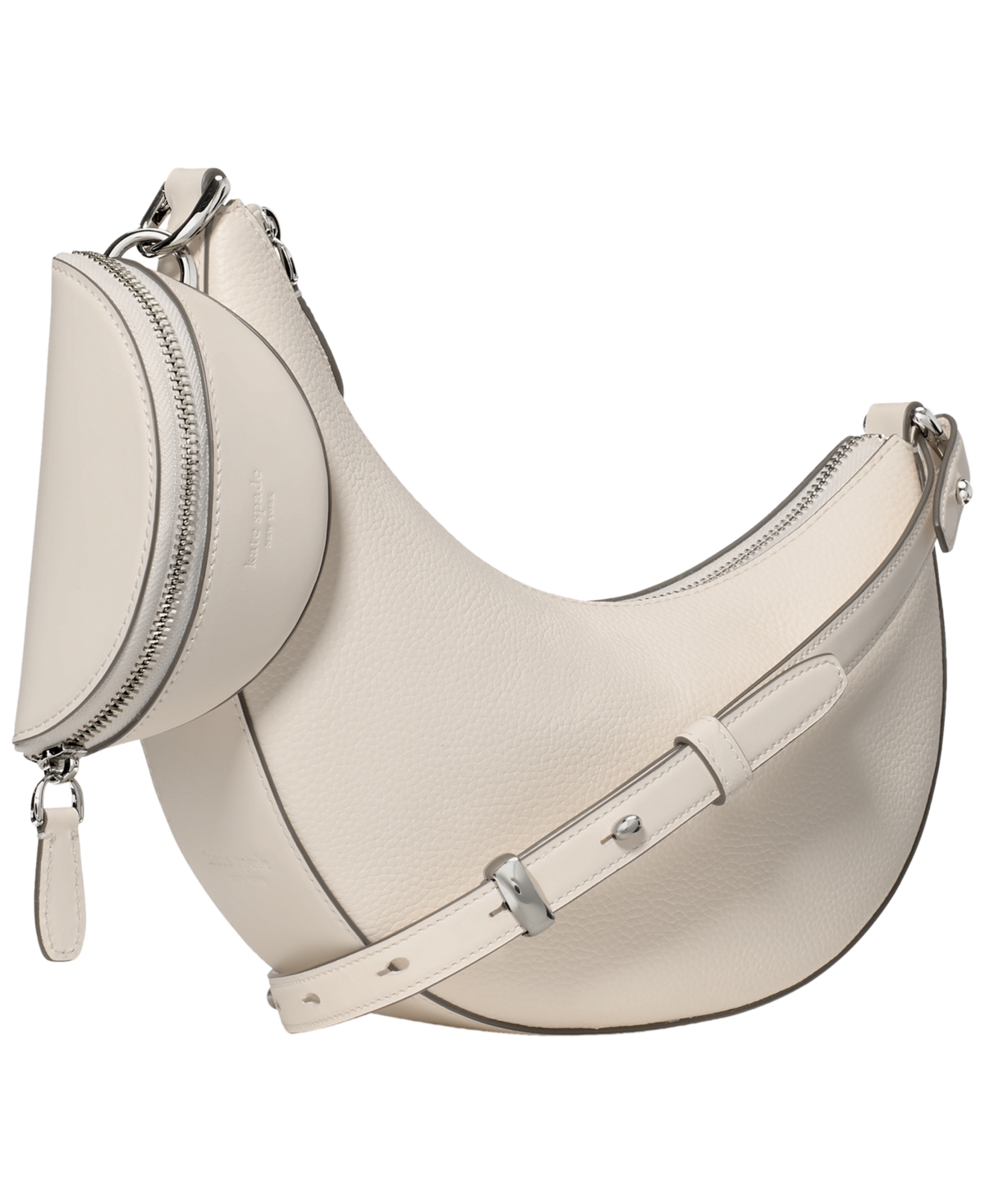 Kate Spade Duo Embellished Strap Crossbody Bag In Neutral