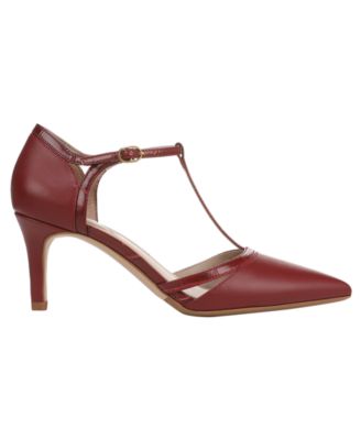 Women's Ammelia Pointed Toe T-Strap Pumps, Macy's Exclusive