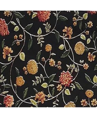 Modern Design Classic Nightfall Regal Style Window Valance 50" x 17" Black