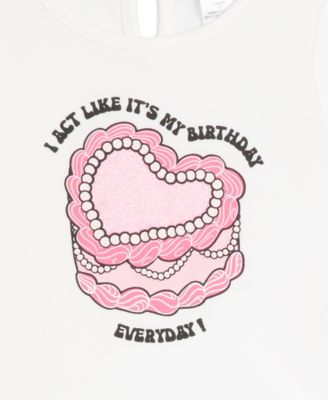 Girls' 4T-6X T-Shirt, Vest and Bell-Bottom Pants, 3-Piece Set