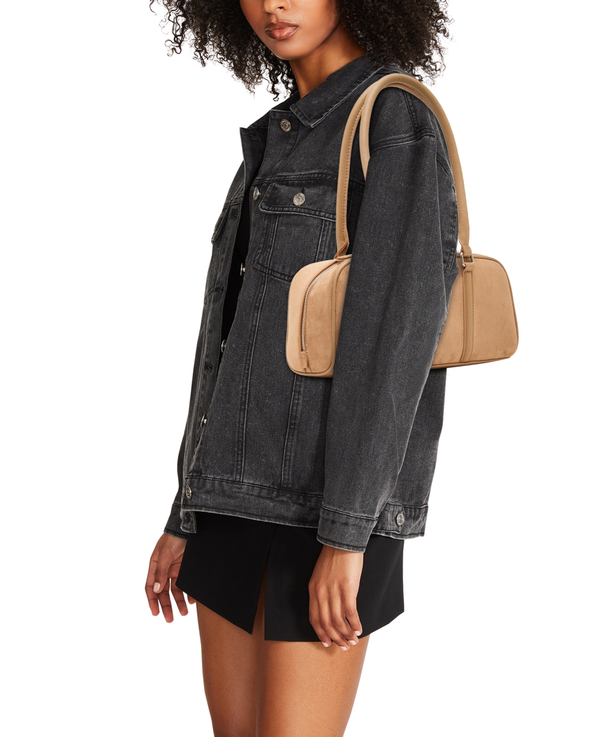 Steve Madden Bjony Zipper Crossbody Bag In Brown