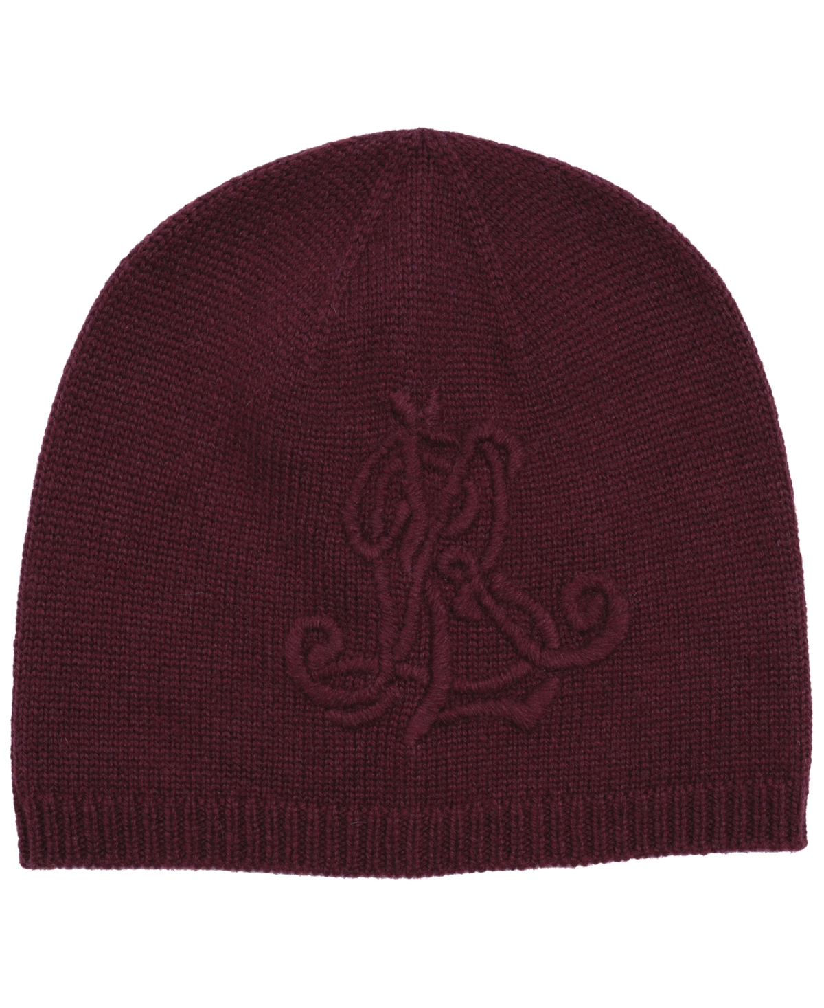 Ralph Lauren Embroidered Logo Hat In Burgundy