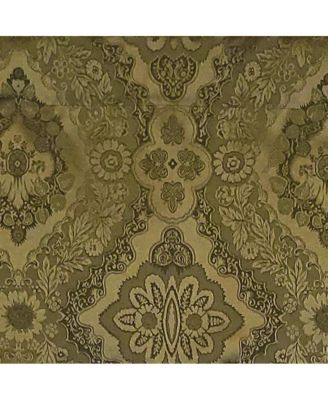 Chintz Regal 3" Rod Pocket Lining Luxurious and Elegant Window Treatment Valance 50" x 17" Olive