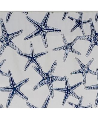 Sea Friends Cornice 3" Rod Pocket Lining Luxurious and Elegant Window Treatment Valance 50" x 17" Navy