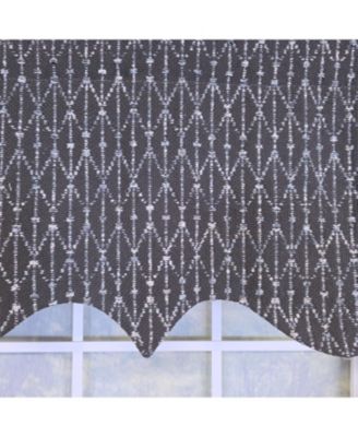 100% Cotton Sassari Regal With Poly/Cotton Ivory lining Rod Pocket Valance 50" x 15" Iron