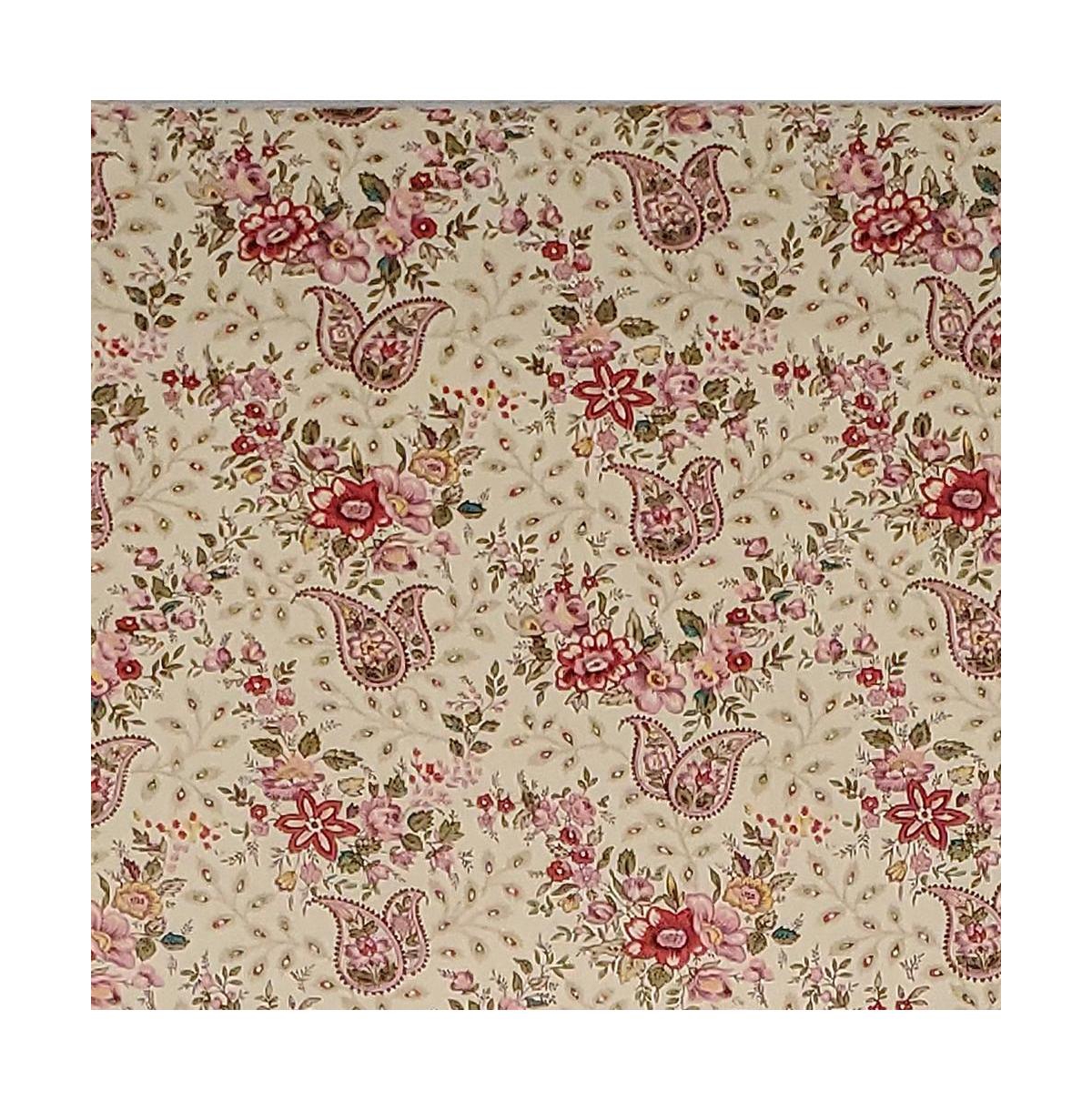 Rlf Home Loulia Provance 3" Rod Pocket Lining Luxurious and Elegant Window Treatment Valance 50" x 15" Cream