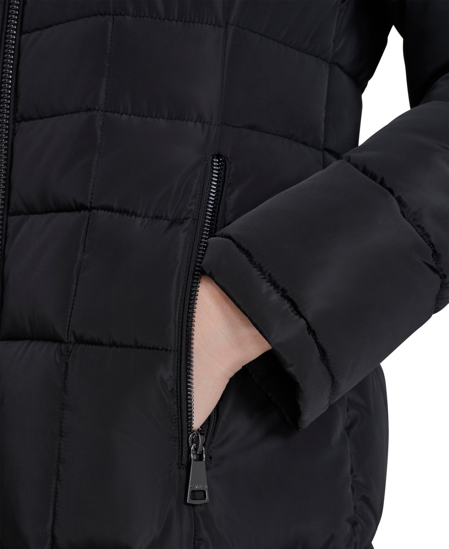 Women's Hooded Stand Collar Puffer Coat