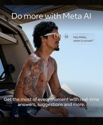 Unisex Meta HSTN AI Glasses, OW8002