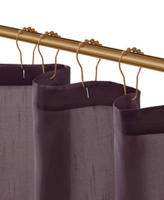 Laurel Tufted Semi-Sheer Shower Curtain, 72" x 72"