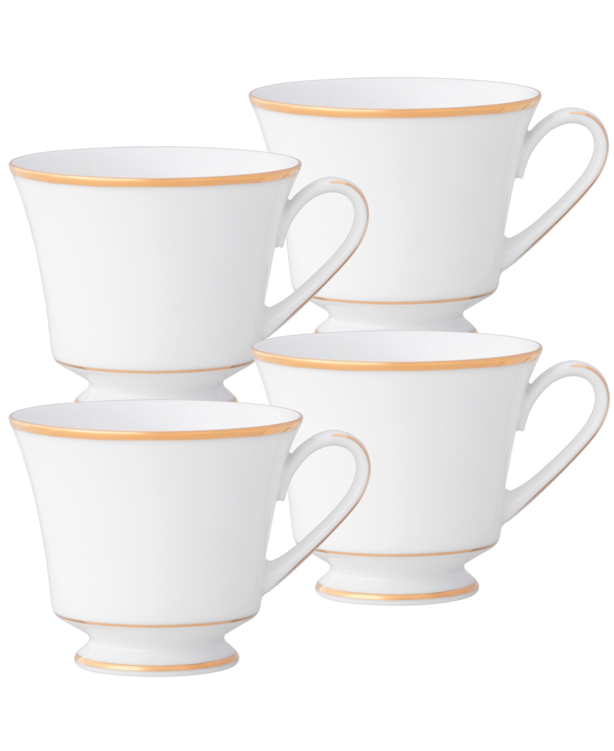 Noritake Heritage Set Of 4 Cups In White